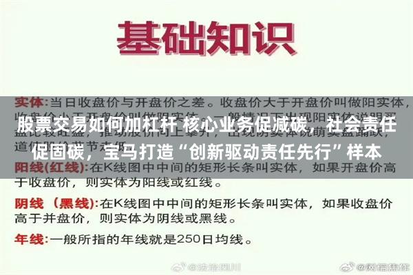 股票交易如何加杠杆 核心业务促减碳，社会责任促固碳，宝马打造“创新驱动责任先行”样本